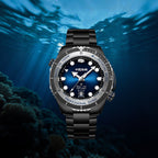 Ocean Series Ultra 1000m Waterproof Helium Valve Design Integrated Rotating Bezel Diving Watch 45mm
