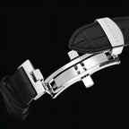 Multifunctional Full Calendar Date Day Display Open Heart Dress Watch 43mm