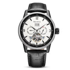 Multifunctional Full Calendar Date Day Display Open Heart Dress Watch 43mm