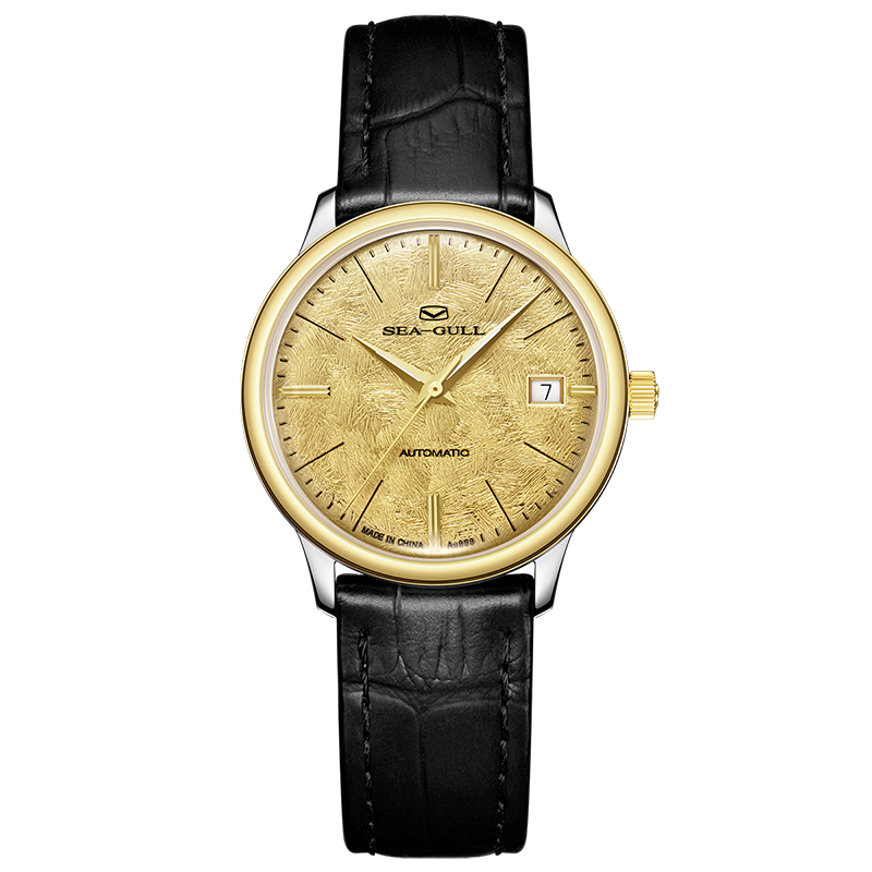 Ultra-thin Couple Watch 18K Gold Business Leisure Calendar 42mm/36mm