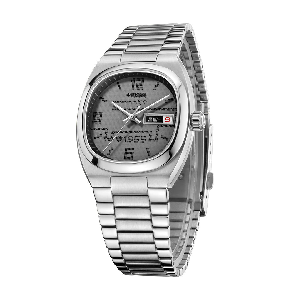 Gluttonous Snake Dial Day-date Calendar 70th Anniversary Edition Tonneau Watch 36mm