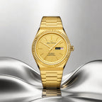 Ancient Cloud Motif Dial Date-day Calendar Reissue Automatic Dress Watch 38mm