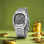 Gluttonous Snake Dial Day-date Calendar 70th Anniversary Edition Tonneau Watch 36mm
