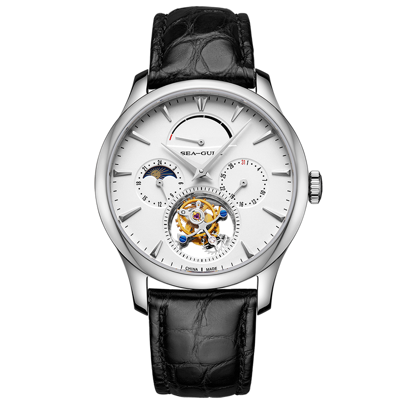 Artisan Heritage Series Multifunction Celestial Calendar Power Reserve Indicator Eccentric Tourbillon 41mm