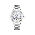 Open Heart Flywheel Guilloché Dial Automatic Watch 39mm