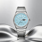 Ancient Cloud Motif Dial Date-day Calendar Reissue Automatic Dress Watch 38mm