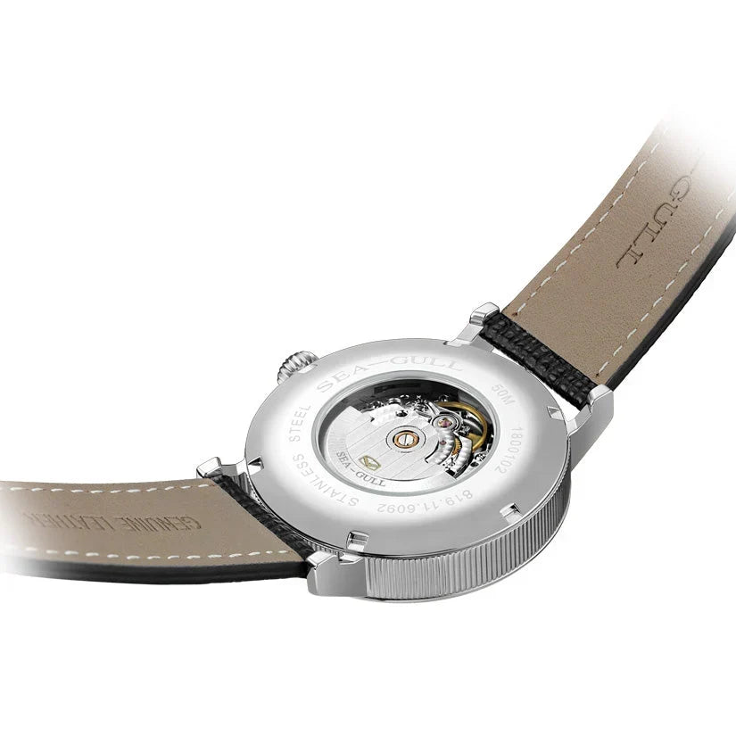 Moon Phase Calendar Power Reserve Flying Dragon Watch 41mm