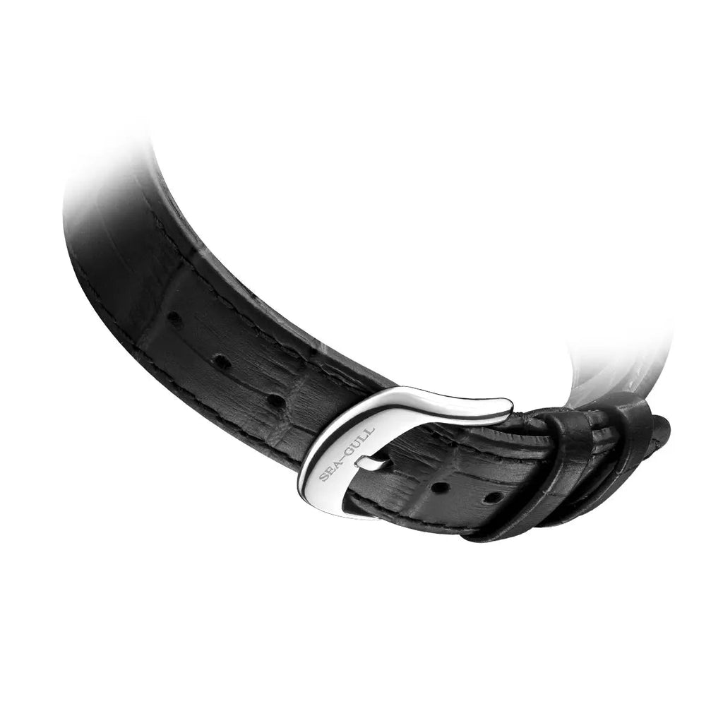 Slim Enamel Dial Ultra-Thin Dress Watch 39mm