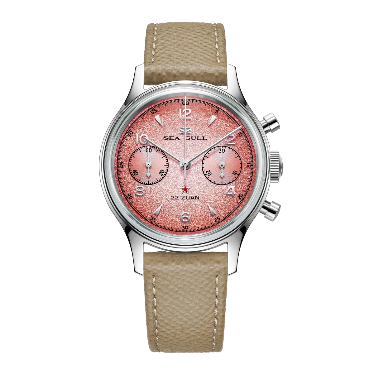 Seagull 1963 Aurora Edition Chronograph Watch 37.3mm