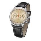 Seagull 1963 Series Reissue D304 Chronograph Watch Transparent Caseback 40mm