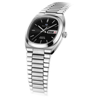 Day-date Calendar Tonneau Case Dress Watch 34mm