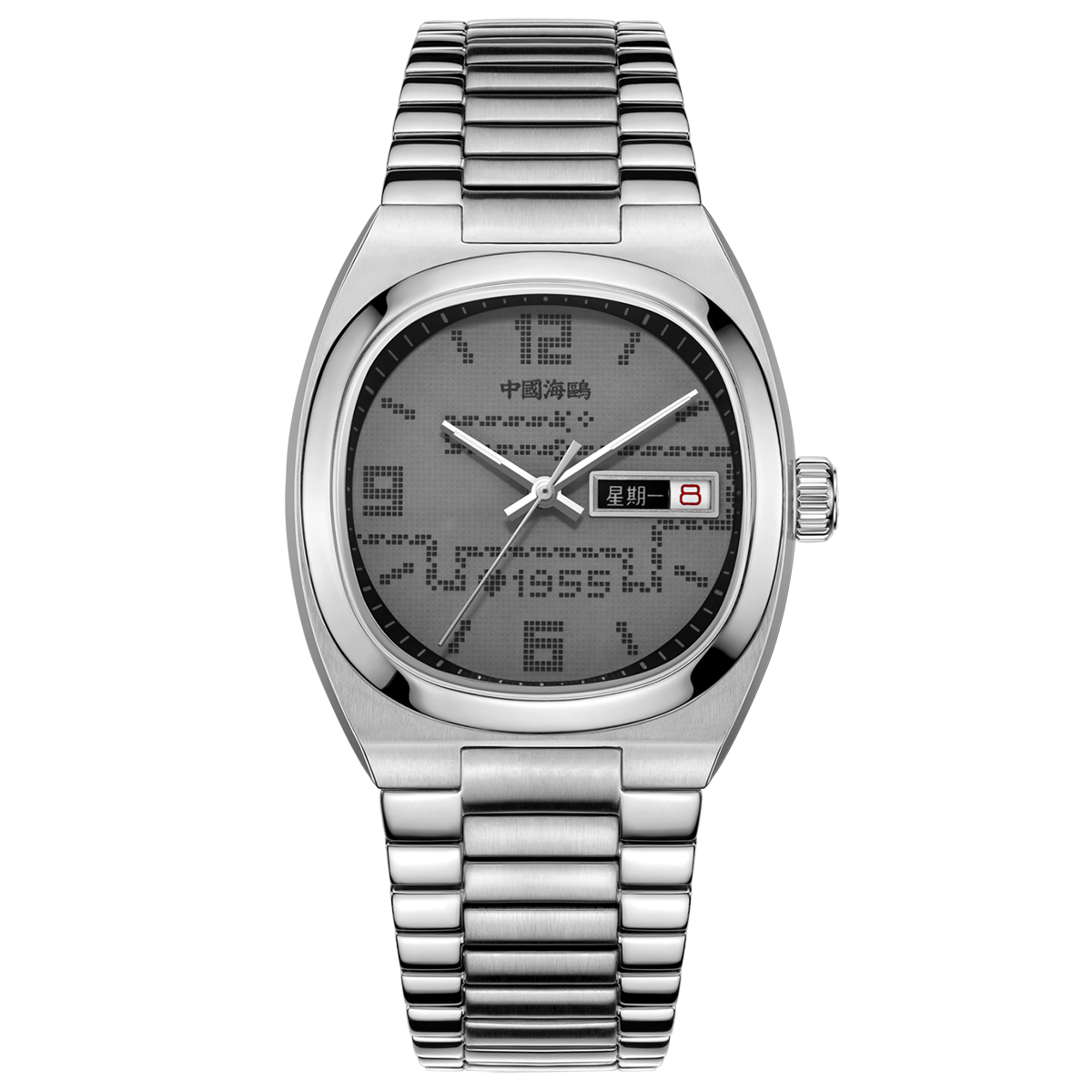 Gluttonous Snake Dial Day-date Calendar 70th Anniversary Edition Tonneau Watch 36mm