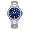 Extraordinary Series Polygonal Bezel Solid-color Sunburst Dial Dress Watch 40mm
