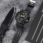 skmei-1965-stainless-steel-buckle-pu-strap-waterproof-electronic-watcharmy-green