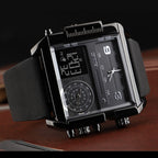 skmei-1391-multifunctional-men-business-digital-watch-30m-waterproof-square-dial-wrist-watch-with-leather-watchbandsilver-coffee