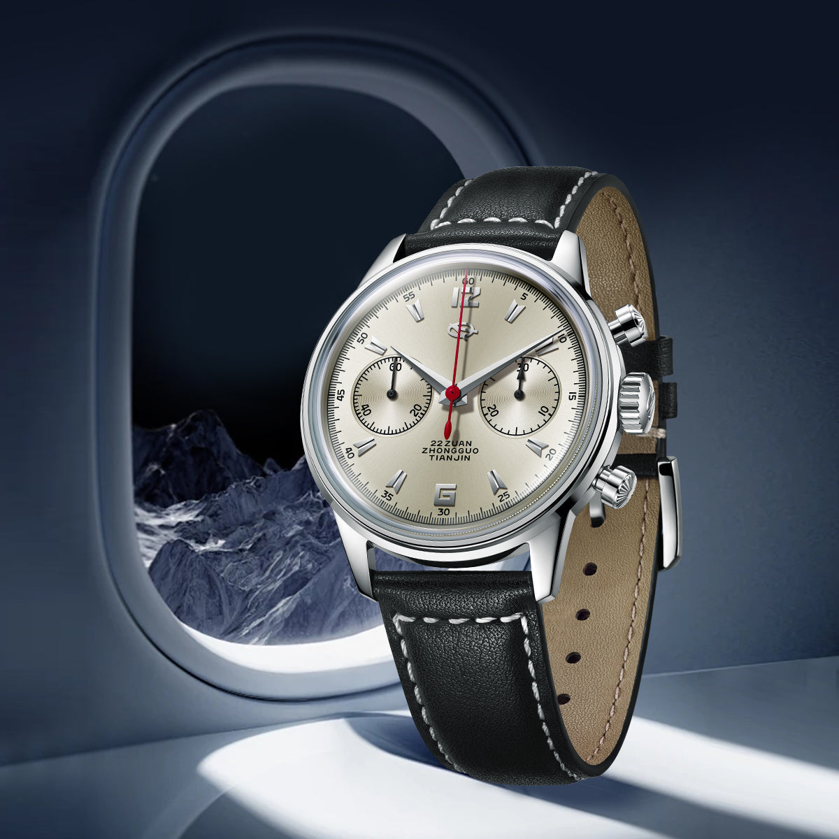 Seagull 1963 Series Original D304 Chronograph Watch Sky Voyage Edition 40mm