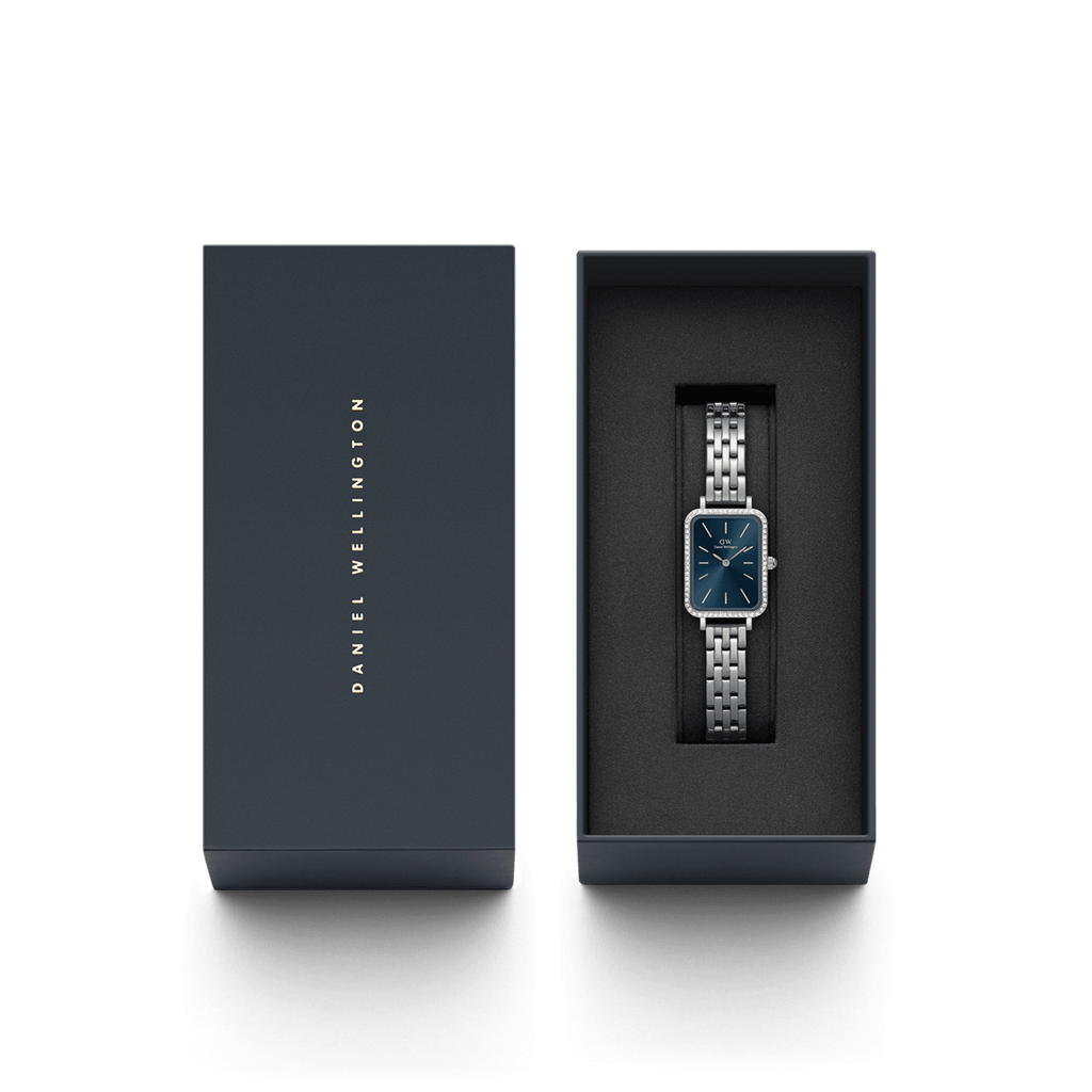 Quadro Lumine Bezel 5-Link Arctic Silver